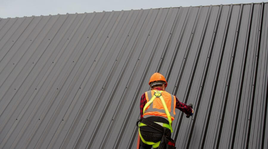 Professional metal roof installation services in San Pierre, IN